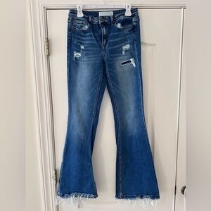 Buckle Bridge by Gly Flare Women’s Jeans - Blue